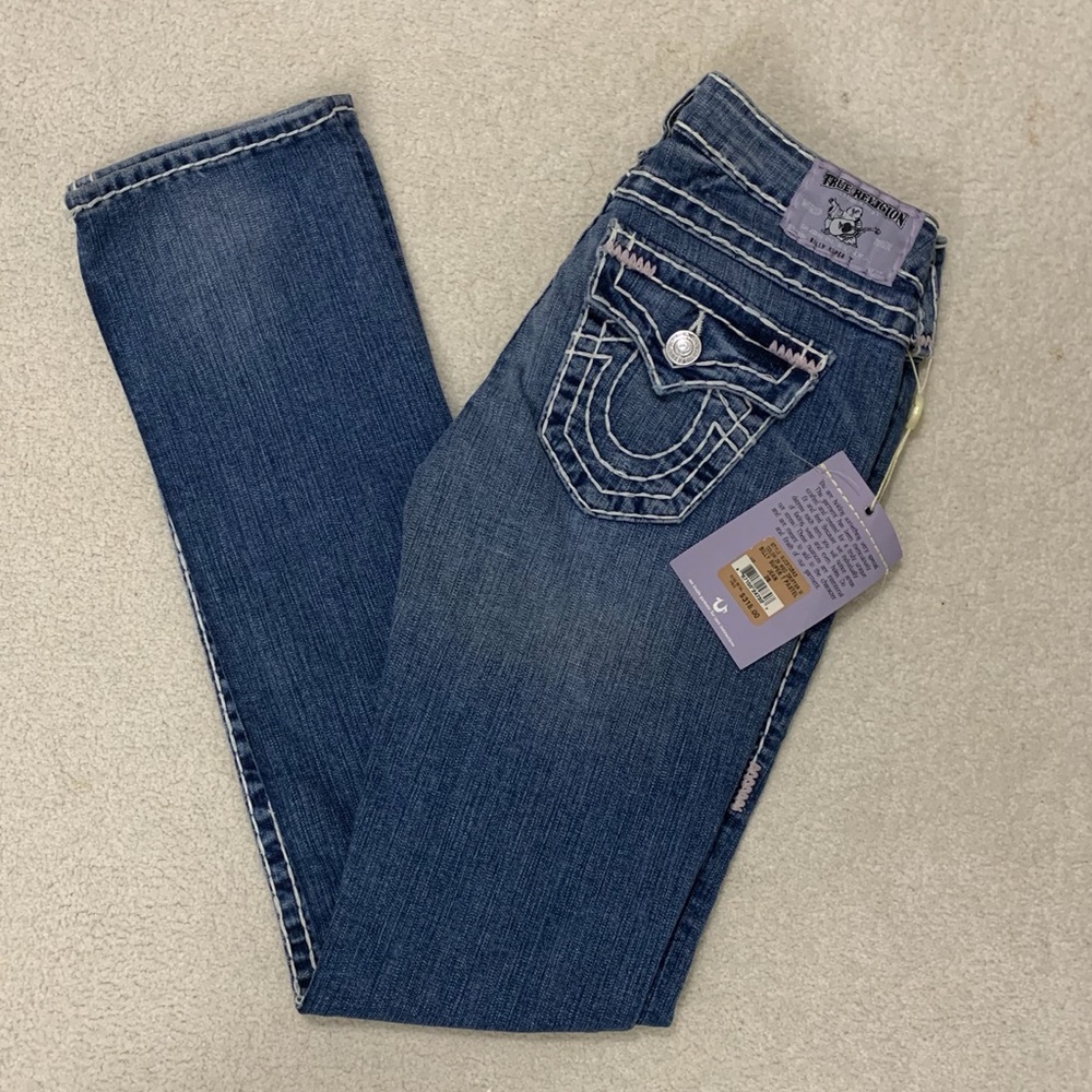 TR Billy Super T, NWT Size 26 Straight Leg Pastel